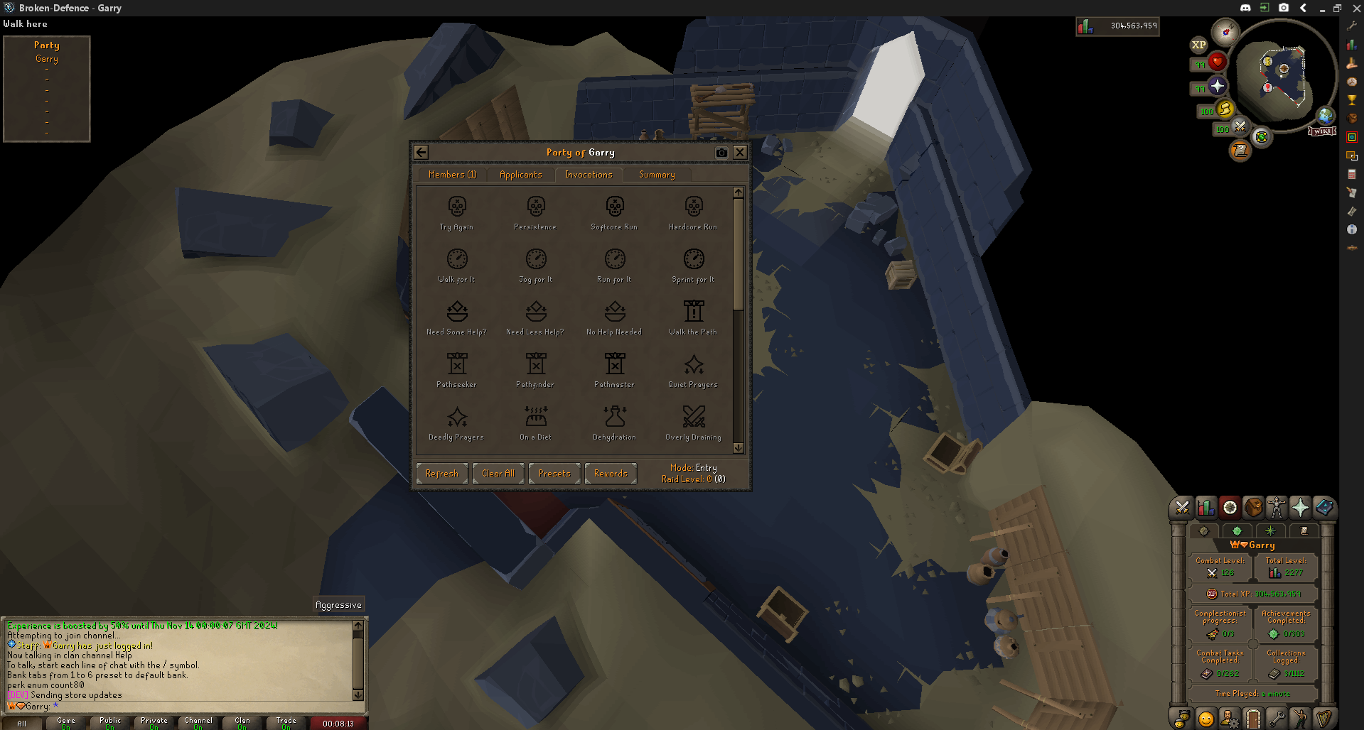 Group Ironman Interface